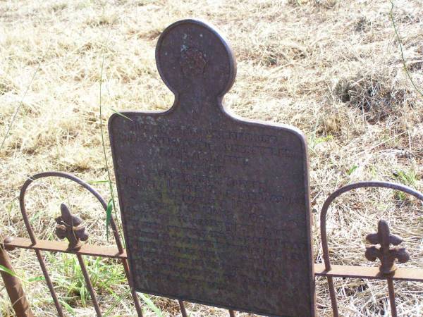 Dorothea Lowise Wilhelmine RADUNZ, mother,  | born Nov 1835 died 7 March 1903;  | Kalbar St Marks's Lutheran cemetery, Boonah Shire  | 
