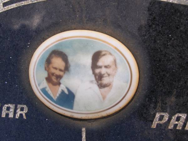 parents;  | Mary Kathleen JEFFERSON,  | born 22-10-1919 died 26-3-1986;  | James JEFFERSON,  | born 1-3-1916 died 29-8-1984;  | late of Derriaghy County Antrim, Northern Ireland;  | Kandanga Cemetery, Cooloola Shire  | 