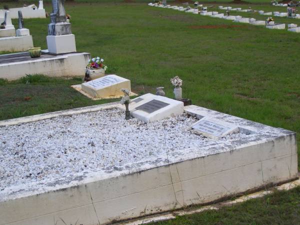 Harold WHEELER,  | died 21 Jan 1951 aged 43 years;  | Diane Claire WHEELER,  | died 6 Dec 1952 aged 8 months;  | Lorna Mavis WHEELER,  | 17-11-1926 - 3-9-1994;  | Kandanga Cemetery, Cooloola Shire  | 