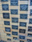 
Edith Constance REEVES
25 Jul 1971, aged 79
Freida Mavis Mary WARE
19 Aug 84, aged 72
Frederick C G GRATTON
22 Oct 1957, aged 82
Elsie WALTERS
30 Jul 1967, aged 78
Leslie Vernon Seagle WARE
11 Feb 95, aged 83
Edith E GRATTON
12 Dec 1966,  aged 92
Harold Edwin WALTERS
7 Apr 1954, aged 78
Grace Edith FRENCH
8 Dec 1966, aged 70
Phyllis LOMINGA
19 Aug 1970, aged 79
James WILLIAMSON
25 Feb 1969, aged 80
Jean Constance JOHNSTONE
20 Dec 1991, aged 72
Marjory Gertrude SAWYER
b: 29 Apr 1913, d: 20 Dec 1994
Dulcie R M SAWYER
26 Sep 1971, aged 54
Mona Constance NEVILLE
11 Oct 1971, aged 69
St Marys Anglican Church, Kangaroo Point, Brisbane
