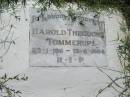 Harold Theodore TOMMERUP,
23-1-1911 - 13-6-1984;
St Johns Catholic Church, Kerry, Beaudesert Shire