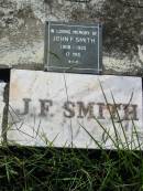 John F. SMITH,
1908 - 1925 aged 17 years;
St Johns Catholic Church, Kerry, Beaudesert Shire