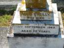 Agnes OREILLY,
died 13 Sept 1962 aged 72 years;
Herbert, husband aged 83 years;
St Johns Catholic Church, Kerry, Beaudesert Shire