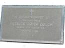 Patrick John COLCH,
uncle,
buried 28 August 1939 aged 58 years;
Kilkivan cemetery, Kilkivan Shire