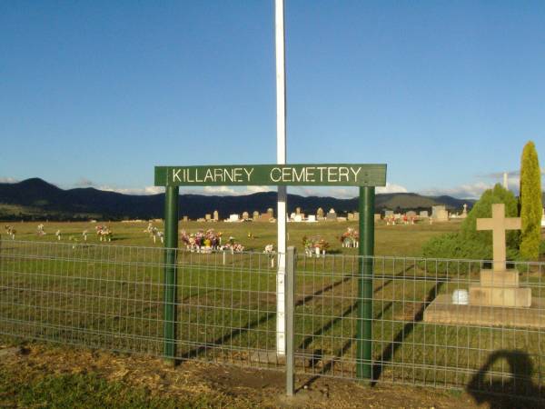 Killarney cemetery, Warwick Shire  | 
