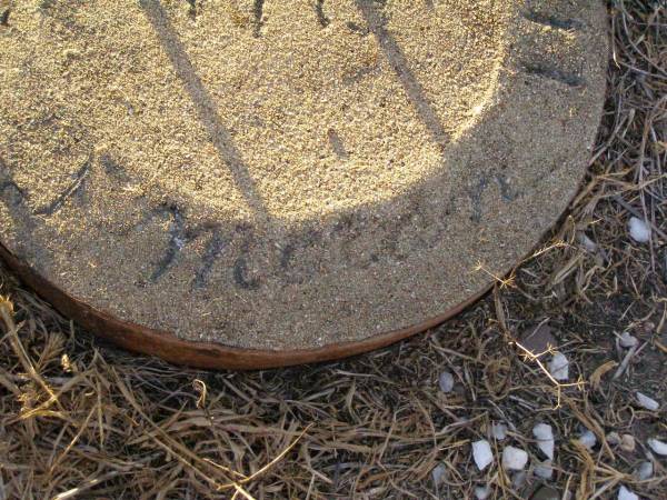 MCCAN?,  | 1913;  | Killarney cemetery, Warwick Shire  | 