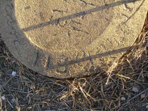 MCCAN?,  | 1913;  | Killarney cemetery, Warwick Shire  | 