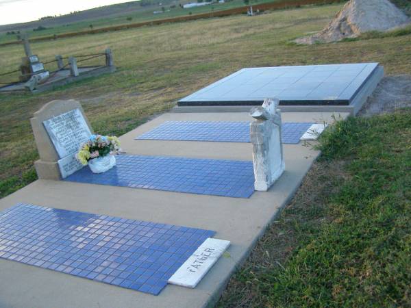 Elizabeth BRADFORD,  | mother,  | aged 69 years;  | James BRADFORD,  | father,  | aged 74 years;  | Clare BRADFORD,  | sister,  | aged 7 years;  | Dorothy NEILL,  | sister,  | wife of W.H. NEILL,  | aged 37 years;  | Noel BRADFORD,  | died 25 March 1953 aged 45 years;  | Cecil BRADFORD,  | killed in action 26 Nov 1943 aged 34 years;  | Clare BRADFORD,  | died 20 June 1918 aged 7 1/2 years;  | Killarney cemetery, Warwick Shire  | 