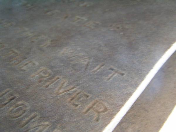 Lily,  | wife of Alexander E. JONES,  | died 6 Feb 1922 aged 33 years,  | erected by husband & children;  | [face down stone]  | children of E. & A. MORGAN,  | Harold Thomas,  | born 12 Aug 1892,  | died 23 Jan 1893;  | Jessie Beatrice,  | born 2? Aug 1879,  | died 6 June 1898;  | Florence Emily,  | born 30 July ????,  | died 7 June 1898;  | Killarney cemetery, Warwick Shire  | 