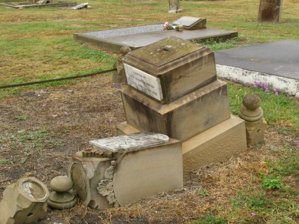 William John SHEPPARD,  | died 23 Aug 1903 aged 64 years;  | Ann,  | wife,  | died 4 Sept 1903 aged 55? years;  | Albert James,  | son,  | died 10? July 1890 aged 12 years;  | erected by daughter Elesia Ann SHEPPARD;  | Killarney cemetery, Warwick Shire  | 