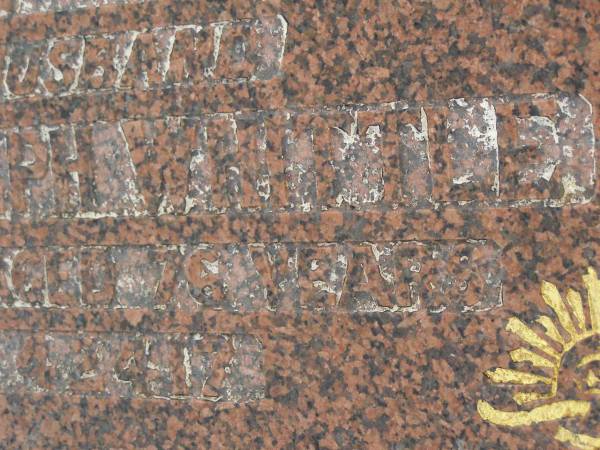 William Joseph WHITTLE,  | husband,  | died 4-9-1993 aged 76 years;  | Killarney cemetery, Warwick Shire  | 