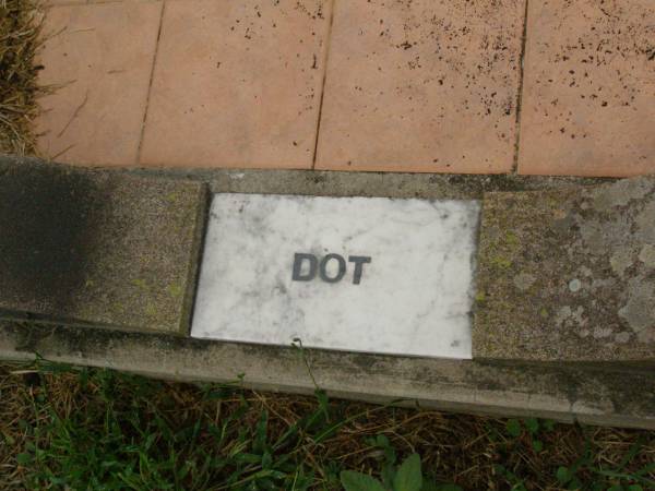 Dorothy (Dot) Elizabeth Hannah WAGNER,  | wife,  | died 6 Nov 1994 aged 82 years;  | Owen David WAGNER,  | husband father,  | died 20 Aug 1983 aged 83 years;  | Arthur Owen Charles WAGNER,  | son,  | accidentally killed 8 June 1954 aged 17 years;  | Killarney cemetery, Warwick Shire  | 