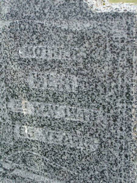 Margaret WEIR,  | mother,  | died 1 Nov 1948 aged 85 years;  | Killarney cemetery, Warwick Shire  | 