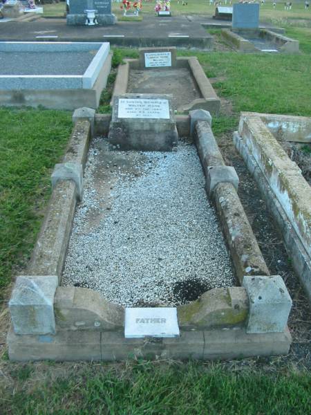 Walter MOON,  | father,  | died 9 Feb 1945 aged 65 years;  | Killarney cemetery, Warwick Shire  | 