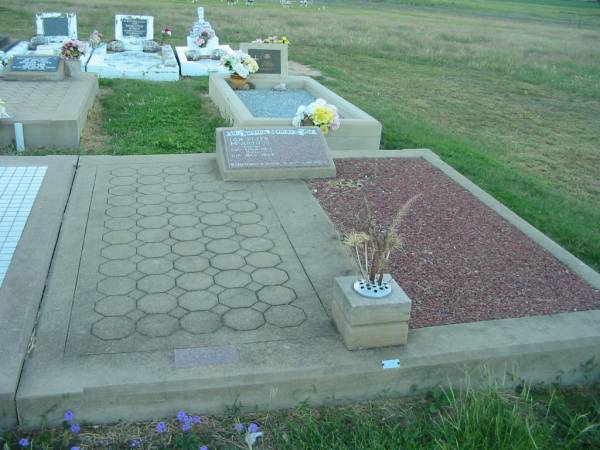 Ian Peter (Jock) MCARTHUR,  | born 20 April 1914,  | died 11 July 1993;  | Killarney cemetery, Warwick Shire  | 