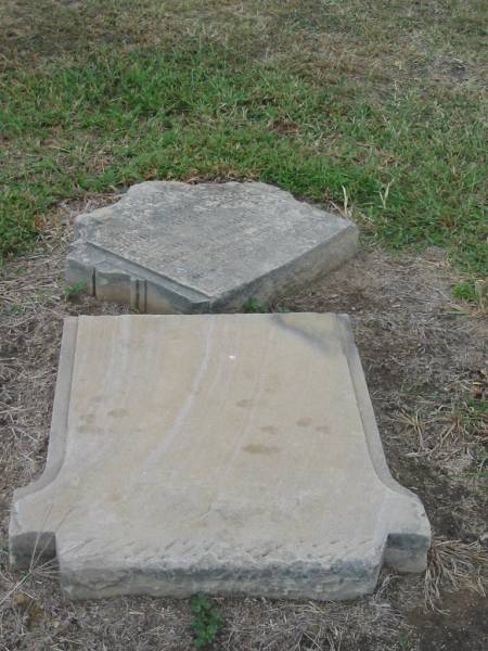 John Graham DAWSON,  | of Maryboough,  | died 5 Sept 1899 aged 31 years;  | Killarney cemetery, Warwick Shire  | 