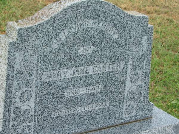 Mary Jane CARTER,  | 1860 - 1943;  | Killarney cemetery, Warwick Shire  | 