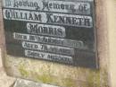 
William Kenneth MORRIS,
died 10 Aug 1980 aged 70 years;
Killarney cemetery, Warwick Shire
