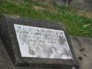 
Clive James J. PULLEN,
died 29 May 1966 aged 48 years;
Killarney cemetery, Warwick Shire
