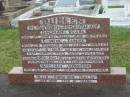 
Dagmar Pearl PULLEN,
died 2 Jan 1932 aged 38 years;
Gloria Eunice PULLEN,
died 23 Feb 1928 aged 17 months;
C.B. (Ben) PULLEN,
died war service 24 Mar 1943 aged 26 years;
W.N. (Bill) PULLEN,
killed in action New Guinea
30 Oct 1943 aged 19 years;
William Norman PULLEN,
died 26 Jan 1968 aged 76 years;
Peter Ponsford PULLEN,
died 1995 aged 67 years;
Killarney cemetery, Warwick Shire

