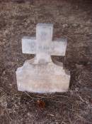 
infant son of Lovel and Rebecca BYASS
who died 1838

Kingscote historic cemetery - Reeves Point, Kangaroo Island, South Australia

