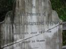 
Francis Augustine FRENCH,
died 14 July 1911 aged 30 years;
Kingston Pioneer Cemetery, Logan City
