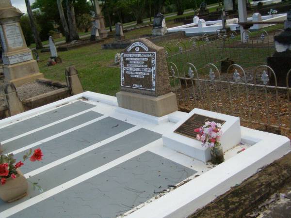 George William ARMSTRONG,  | died 13 Sept 1941 aged 66 years;  | Sophia Louisa ARMSTRONG,  | wife,  | died 21 July 1965 aged 81 years;  | Beryl Louisa Ann ARMSTRONG,  | died 16 Aug 2005 aged 85 years,  | daughter of George William & Sophia Louisa,  | auntie Beryle of Fay, Ellen, George & Ivan;  | Lawnton cemetery, Pine Rivers Shire  | 