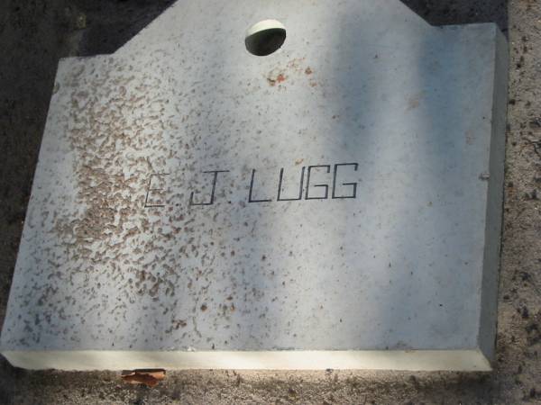 E.J. LUGG;  | Lawnton cemetery, Pine Rivers Shire  | 