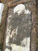 
Martha DUFFIELD,
died Oct 1905 aged 89 years;
John DUFFIELD,
died 26 Oct 1881 aged 63 years;
Lawnton cemetery, Pine Rivers Shire
