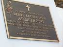 
George William ARMSTRONG,
died 13 Sept 1941 aged 66 years;
Sophia Louisa ARMSTRONG,
wife,
died 21 July 1965 aged 81 years;
Beryl Louisa Ann ARMSTRONG,
died 16 Aug 2005 aged 85 years,
daughter of George William & Sophia Louisa,
auntie Beryle of Fay, Ellen, George & Ivan;
Lawnton cemetery, Pine Rivers Shire

