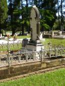 
Ellen,
wife of William NUGENT,
mother,
died 9 Feb 1900 aged 54 years;
William NUGENT,
died 16 Feb 1917 aged 70 years;
Elizabeth Ann PAGE,
mother,
died 19 June 1943;
William Frederick PAGE,
father,
died 25 April 1943;
Lawnton cemetery, Pine Rivers Shire
