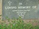 
Norma Eileen SHELTON,
died 13 June 1974 aged 40 years;
Lawnton cemetery, Pine Rivers Shire
