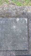 
Edith Emily WALLACE
d: 6 Jul 1961 aged 82

Robert Vincent WALLACE
d: 23 Mar 1953 aged 82

Legume cemetery, Tenterfield, NSW

