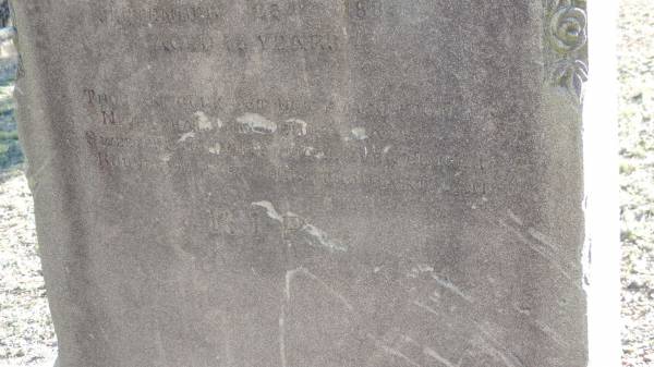 Margaret LEWIS  | d: 28 Sep 1889 aged 35  |   | Leyburn Cemetery  |   | 