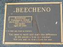 
BEECHENO;
Rosemary Constance Ethel, nee RHODES, 26-4-1933 - 21-3-2202, aged 68 years;
Logan Village Cemetery, Beaudesert Shire

