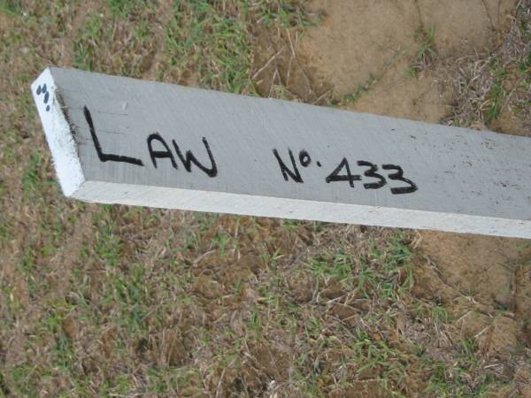 LAW No 433,  | Logan Village Cemetery, Beaudesert  | 