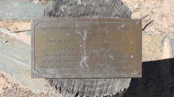 Dan Bray  | d: 1901 in Durakai Forest  | St Augustines church, Leyburn  | 