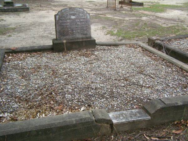 Roger Ness WILSON,  | died 15 Dec 1949 aged 71 years;  | Ada Ness WILSON,  | died 28 Sept 1947 aged 72 years;  | Lower Coomera cemetery, Gold Coast  | 