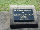 
Grace Victoria NUNN
1898 - 1981
Lowood General Cemetery

