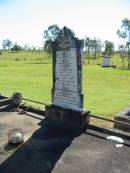 
Eliza WATSON
3 Feb 1923, aged 62
John WATSON
25 Nov 1931, aged 78
Richard John Watson
7 Jun 1952, aged 54
(grandson) Roderick John MacDONALD
26 Apr 1912 aged 2 months
Gwendolin Jane WATSON
16 Sep 1961, aged 78
Lowood General Cemetery

