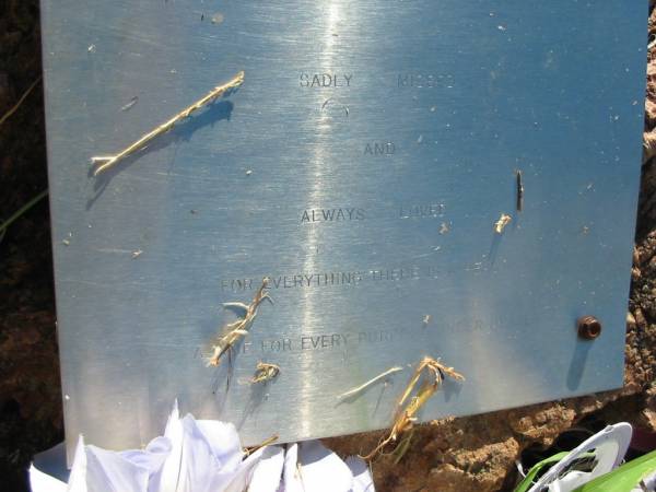 William BEARD  | b: 8 Jan 1921, d: 15 Nov 1987  | Lowood General Cemetery  |   | 