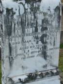 John Friedrich SCHULZ, died 29 Mar 1924 aged 80 years, father;
Lowood Trinity Lutheran Cemetery (Bethel Section), Esk Shire