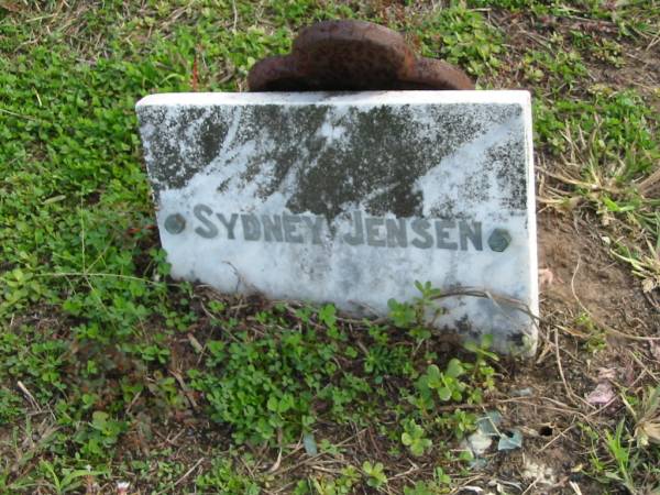 Sydney JENSEN;  | Lowood Trinity Lutheran Cemetery (Bethel Section), Esk Shire  | 