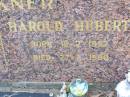 
Ivy May FAULKNER, wife mother grandmother,
born 11-6-1930 died 24-1-1988;
Harold Hubert FAULKNER, father grandfather,
born 15-7-1922 died 27-2-1990;
Tristan James FAULKNER-WHEELER, son,
born 28-6-1973 died 8-9-2004 aged 31 years;
Ma Ma Creek Anglican Cemetery, Gatton shire
