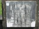 
Cecilia WILSON,
died 11 July 1909 aged 60 years;
Richard Tyson WILSON, husband,
died 20 May 1921 aged 72 years;
Maclean cemetery, Beaudesert Shire
