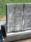 
Stanley Philip EDWARDS,
died 8 June 1931 aged 6 years;
Maclean cemetery, Beaudesert Shire
