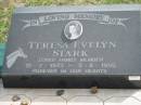 Teresa Evelyn STARK,
12-2-1973 - 3-8-1995;
Marburg Lutheran Cemetery, Ipswich