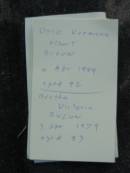 Otto Herman Albert BULOW,
died 4 April 1984 aged 92 years;
Bertha Victoria BULOW,
died 3 April 1979 aged 83 years;
Marburg Lutheran Cemetery, Ipswich