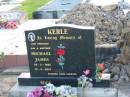 KERLE, Michael James (Mick), son brother,
29-3-1982 - 12-4-2001;
Marburg Lutheran Cemetery, Ipswich
