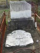 Wilhelmine Ernestine ROHL,
born 31 Jan 1871 died 24 April 1903;
Clara Amanda ROHL,
born 21 Sept 1900 died 8 May 1903;
Marburg Lutheran Cemetery, Ipswich